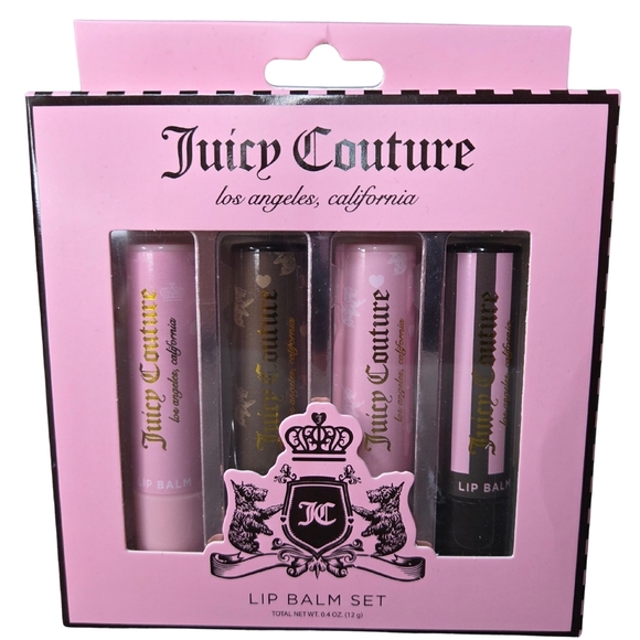 Juicy Couture Other - Juicy Couture Lip Balm Set - Pink and Brown